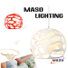 Resin Material and Energy Saving Light Source indoor resin Pendant Lamp chrome finished P1005