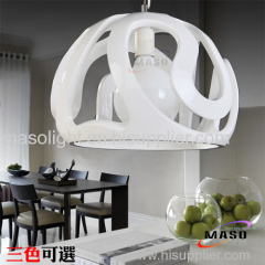 Contracted and contemporary restaurant bar indoor resin pendant lamp E27 base led 3w bulb P1006