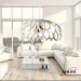 Contemporary Type Chandelier pendant lights Bird's Nest pendant lamp suspension light P1007