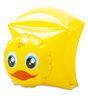 Duck shape Inflatable Swim Rings , PVC kids adult swim arm bands