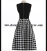2015 dress factory wholesale round collar bodycon printed dress OEM