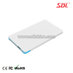 2500mAh Mobile Power Bank Power Supply External Battery Pack USB Charger
