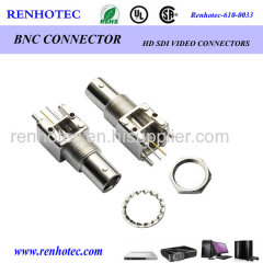 BNC Female Straight PCB Mount Type-BNC Connector