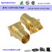 Gold Plated 50ohm 75ohm brass straight BNC solder pcb Connector