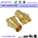 pcb mount plated gold endge bnc connectors 75OHM