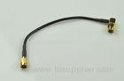 RF Connctor SMA Female Right Angle To SMA Male Straight Coaxial Cable Assemblies