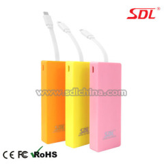 3000mAh Mobile Power Bank Power Supply External Battery Pack USB Charger