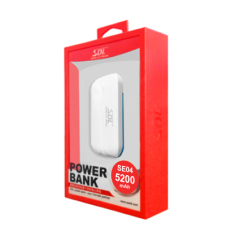 5200mAh Mobile Power Bank Power Supply External Battery Pack USB Charger