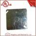 Electrical Square Conduit Box Cover UL Listed File Number E349123 With Knockout