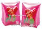 PVC cartoon mermaid pringting inflatable swimming armbands for child