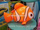 Fish Shape inflatable toys for swimming pools , PVC rider for kids
