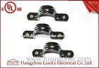Electro Galvanized EMT Straps Clamps withTwo Hole , 3/4