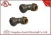 Liquid Tight Flexible Metal Conduit Fittings 90 Degree Connector With Insulated Throat