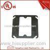 Steel One Gang Square Electrical Box Cover for Metal Conduit Box