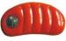 18" *13"*10cm 0.4mm flocked red Inflatable travel neck music pillow for using on the train,bus and
