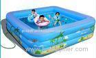 Three tubs full color pringting big inflatable pools for family , kids