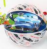 PVC Inflatable red and white beach balls , Colorful inflatable volley ball