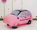 65 * 30CM Inflatable Toys with Logo customized , PVC pink car toys for kids play