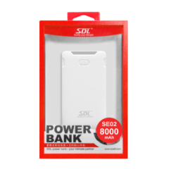 8000mAh Mobile Power Bank Power Supply External Battery Pack USB Charger