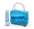 Double handle Inflatable tooth brush PVC handbag for girls travel