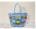 Cartoon pringting transparent PVC shopping bags EN71 or reach5 , 6p