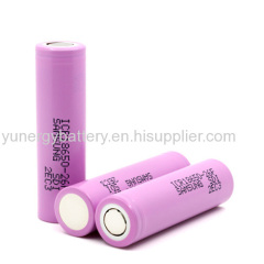 Long life cycle 3.7 V Rechargeable 18650 Samsung ICR18650 26 00mAh Lithium ion Battery