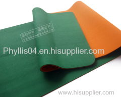 Double Colors Yoga Mat/ Natural Rubber Yoga Mat with Bag