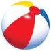Silk Screen , Heat Transfer Inflatable Beach Balls with bell and LED light