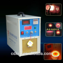 single phase 220V high frequency portable small 1kg 2kg gold melting furnace