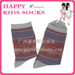 Fashion design children socks kids socks