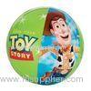 Cartoon printed PVC beach inflatable toys , inflatable fun ball