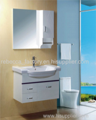 80CM PVC bathroom cabinet wall hung cabinet vanity for sale