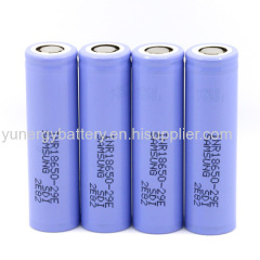 High drain Samsung INR18650-29E(9A discharge) 2900mah for li ion battery icr18650 18650 battery pack for electric vehicl