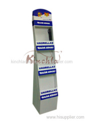 Point of Sale Kinchla Cardboard Floor Display Shleves Stand