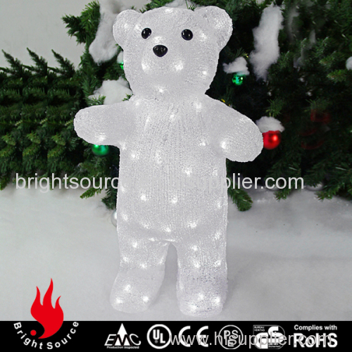 cute acrylic light middle bear