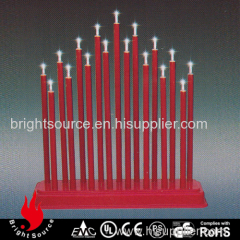Best selling 17L LIGHT RED CANDLE BRIDGE