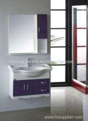 80CM PVC bathroom cabinet wall hung cabinet vanity for sale