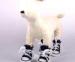 OEM Darkbrown fabric casual pet dog shoes / Comfortable Handsome Dog boots