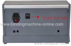 Electric A4 sze paper Plastic Spiral Ring Coil Binding Machine