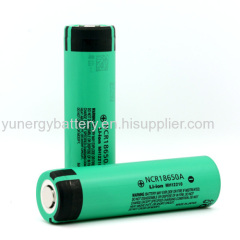 Rechargeable 18650 3100mAh Lithium ion Battery for Panasonic NCR18650A