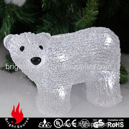 battery operated acrylic light bear