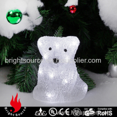 acrylic light sitting bear