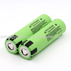 rechargeable lithium ion 18650 3200mah for panasonic NCR18650BE