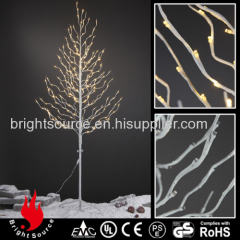 6Ft Warm White Lights Star Christmas Tree Lights