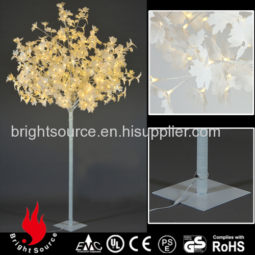 Led Light Tree With White Maple Design