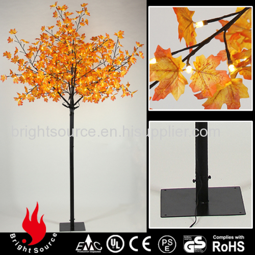 8Ft Warm White Lights Maple Led Light Tree