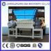 Two Reducers Shredding Bag PVC Crusher Machine , PVC Shredder Machine Double Shaft