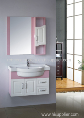 80CM PVC bathroom cabinet wall hung cabinet vanity for sale