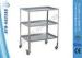 Simple Practical Hospital Stainless Steel Medical Trolleys Instrument