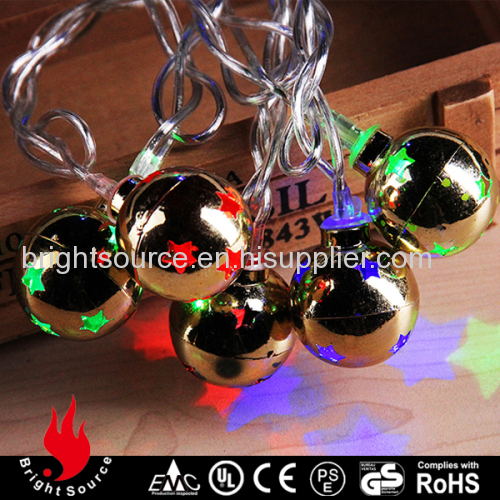 electroplate ball multi color LED string decorative lights